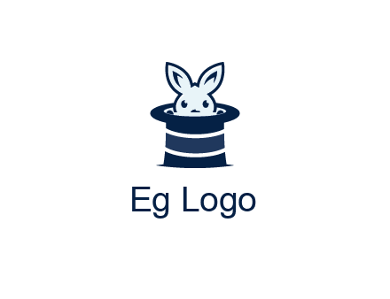 rabbit in a magician's hat icon
