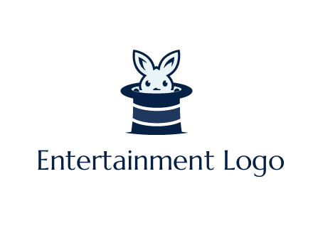 rabbit in a magician's hat icon