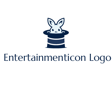 rabbit in a magician's hat icon