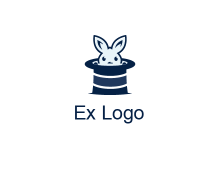 rabbit in a magician's hat icon