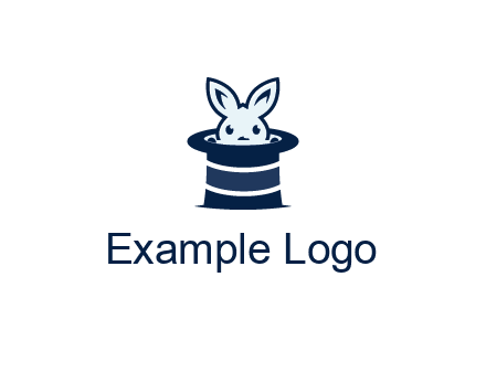 rabbit in a magician's hat icon