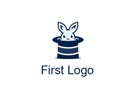 rabbit in a magician's hat icon