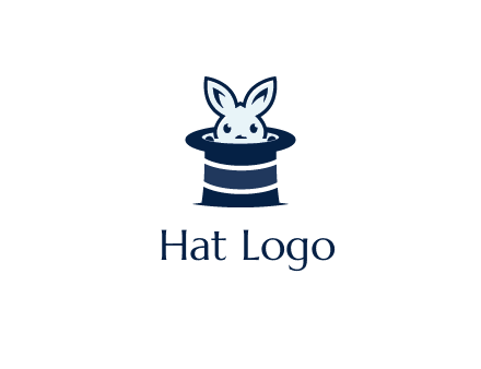 rabbit in a magician's hat icon