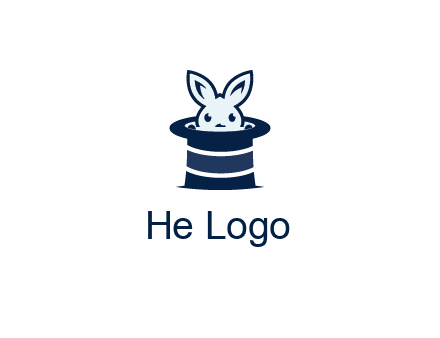 rabbit in a magician's hat icon