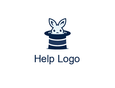 rabbit in a magician's hat icon