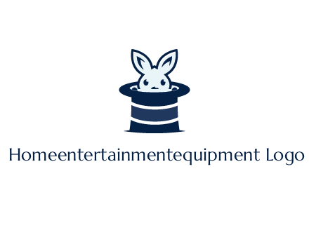 rabbit in a magician's hat icon