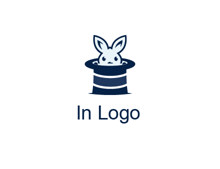 rabbit in a magician's hat icon