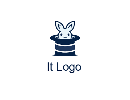 rabbit in a magician's hat icon