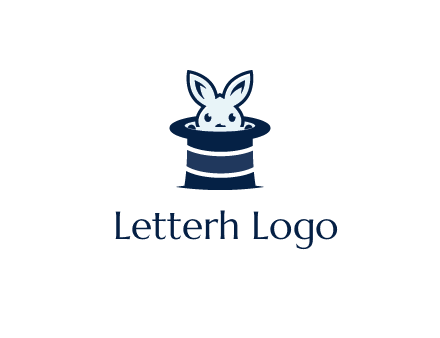 rabbit in a magician's hat icon