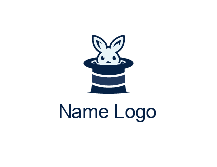 rabbit in a magician's hat icon