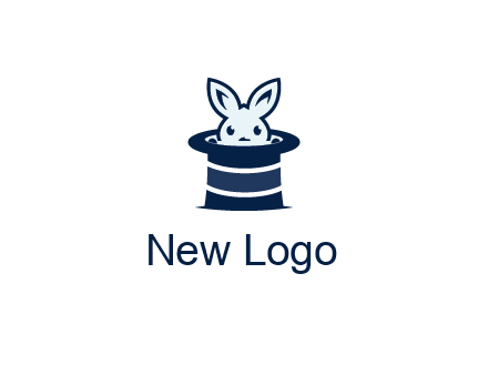 rabbit in a magician's hat icon