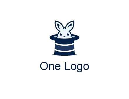 rabbit in a magician's hat icon