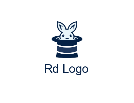 rabbit in a magician's hat icon