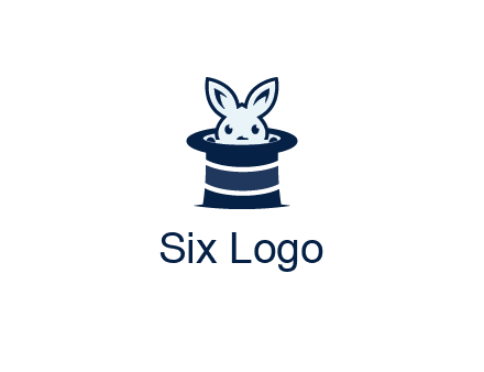 rabbit in a magician's hat icon