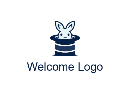 rabbit in a magician's hat icon
