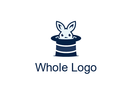 rabbit in a magician's hat icon