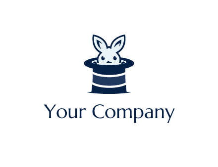 rabbit in a magician's hat icon