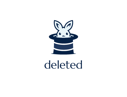 rabbit in a magician's hat icon