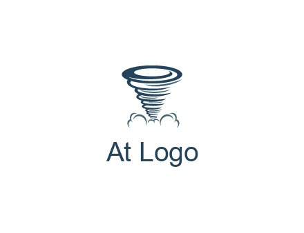 tornado or hurricane logo