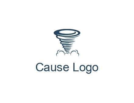 tornado or hurricane logo