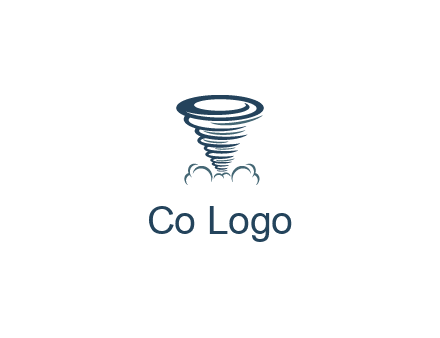 tornado or hurricane logo