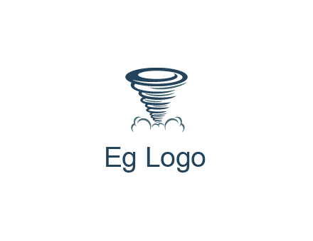 tornado or hurricane logo