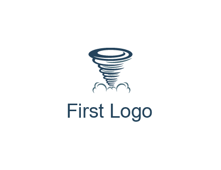 tornado or hurricane logo