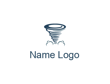 tornado or hurricane logo