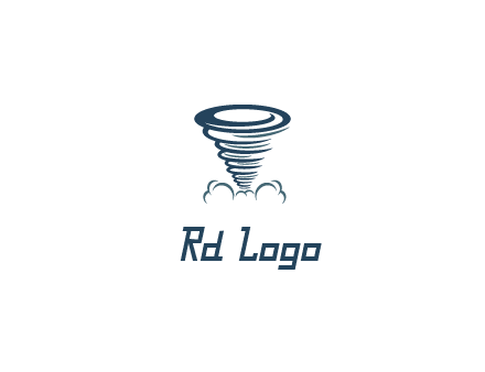 tornado or hurricane logo