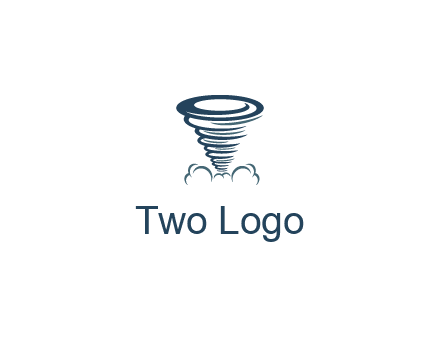 tornado or hurricane logo