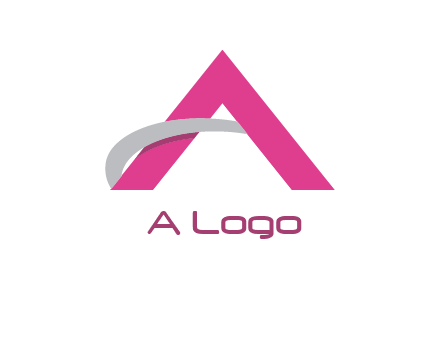 abstract letter A Logo