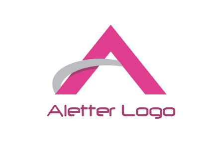 abstract letter A Logo
