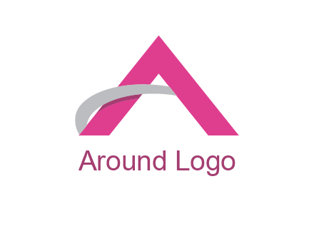 abstract letter A Logo