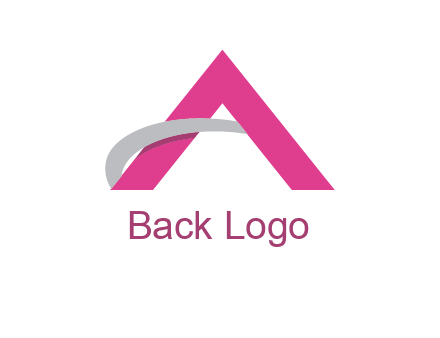 abstract letter A Logo