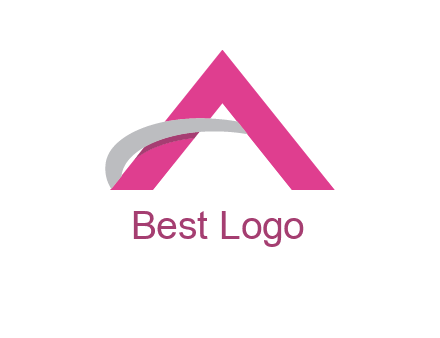 abstract letter A Logo