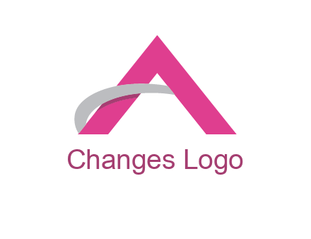 abstract letter A Logo