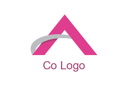 abstract letter A Logo
