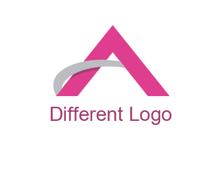 abstract letter A Logo