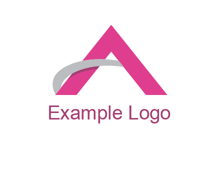 abstract letter A Logo