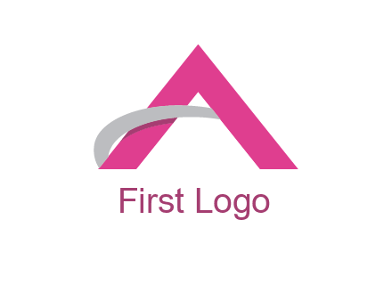 abstract letter A Logo