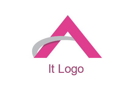abstract letter A Logo