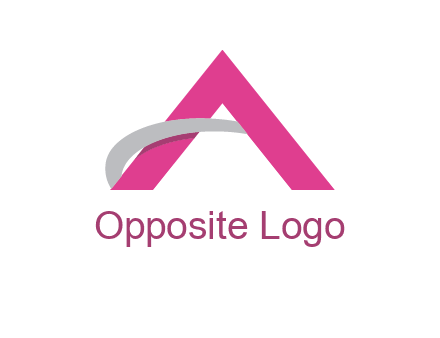 abstract letter A Logo
