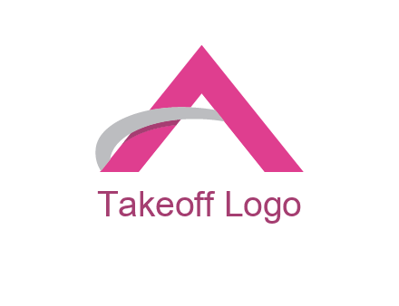 abstract letter A Logo