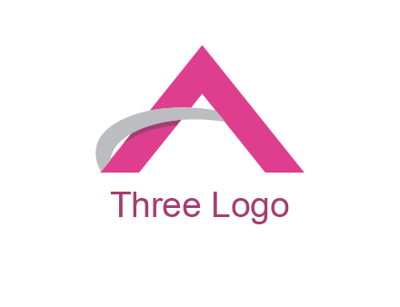 abstract letter A Logo