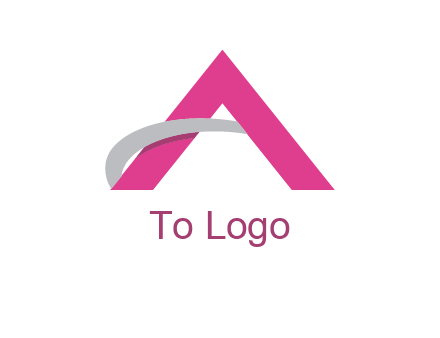 abstract letter A Logo