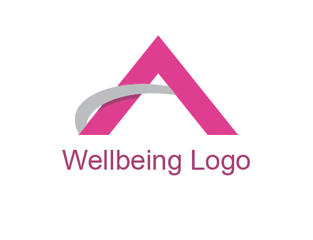 abstract letter A Logo