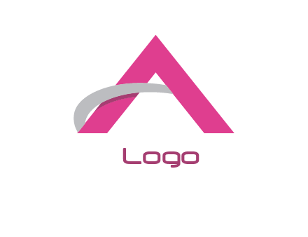 abstract letter A Logo