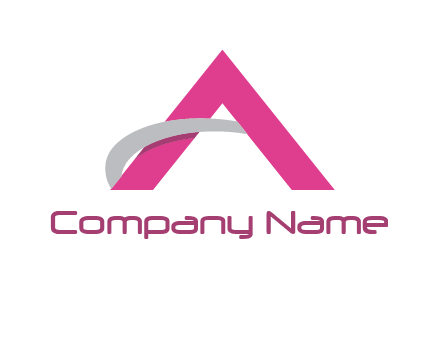 abstract letter A Logo
