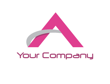 abstract letter A Logo