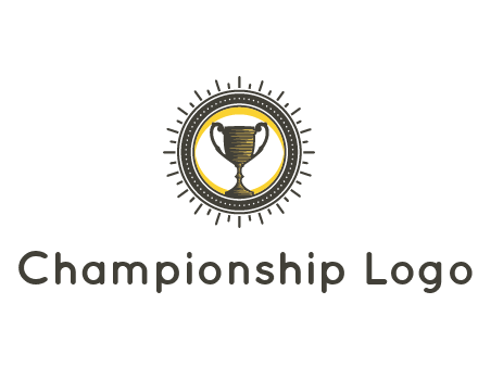 championship trophy logo